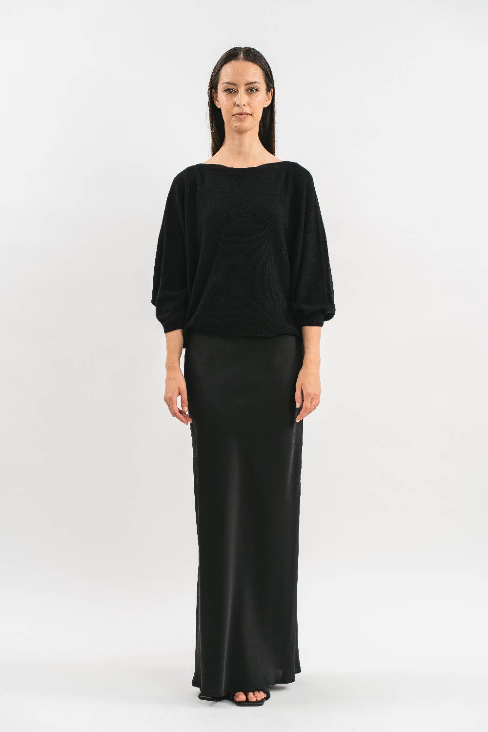 Pink Memories Maglia poncho scollo a barca