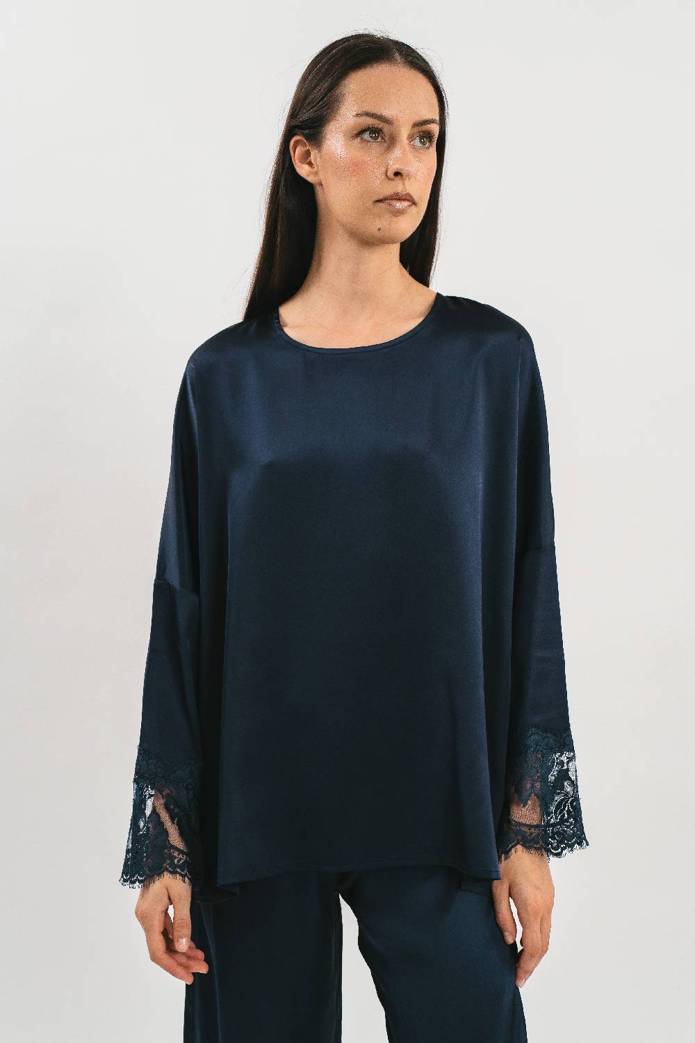 Pink Memories T-shirt Over Con Dettagli In Pizzo