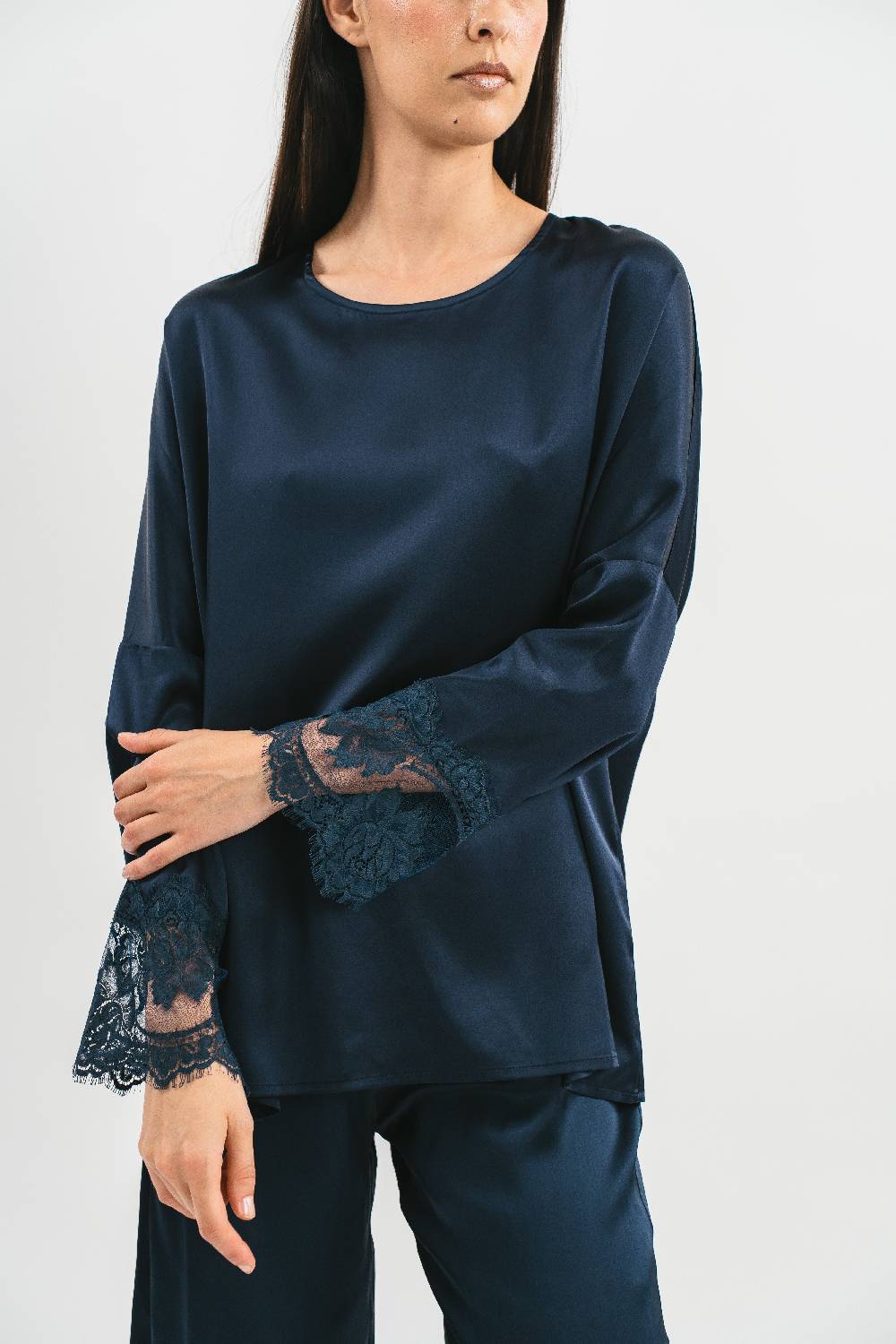 Pink Memories T-shirt Over Con Dettagli In Pizzo