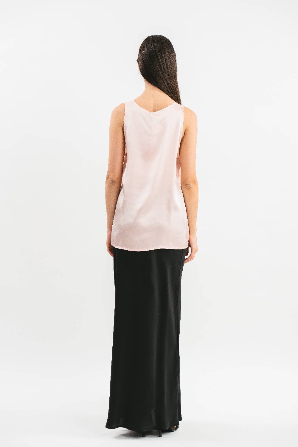 Pink Memories Top Spalla Larga E Scollo A V