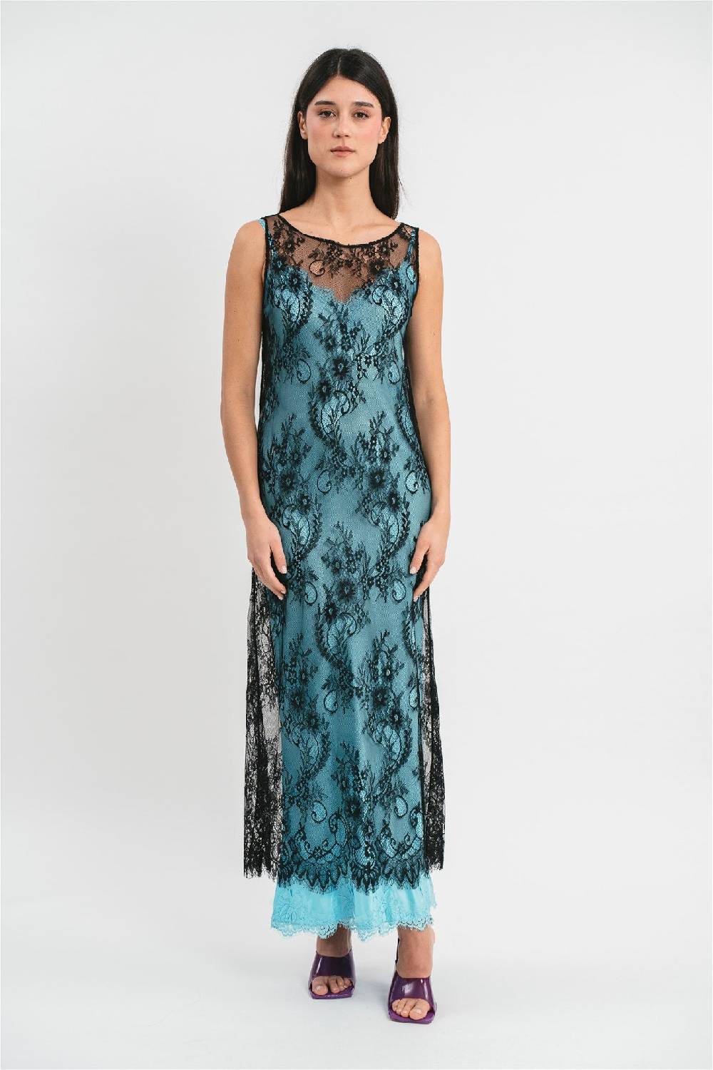 Pink Memories Tunica in pizzo leggero