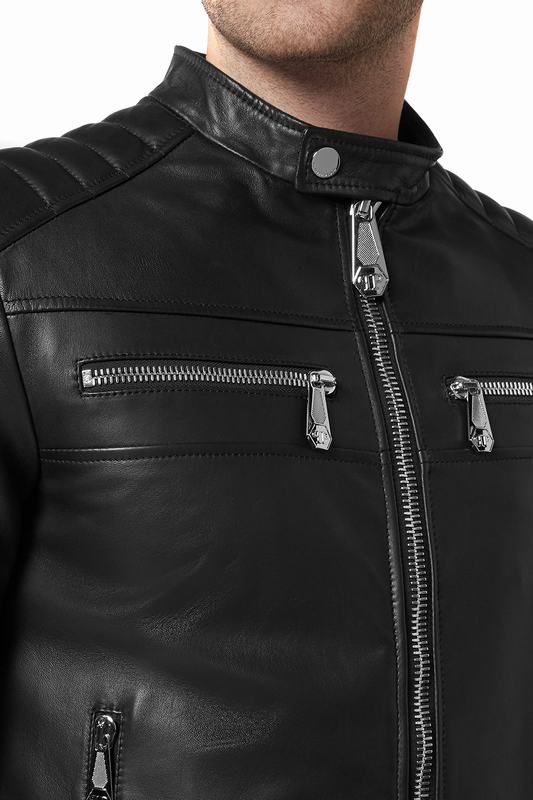 PHILIPP PLEIN Giacche Di Pelle Codice Prodotto: FABC MLB1575 PLE010N