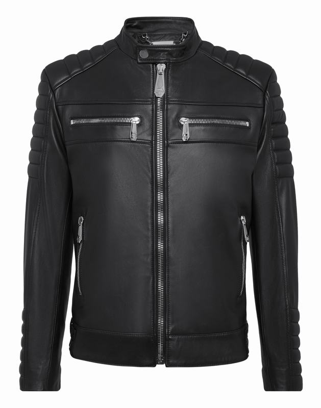 PHILIPP PLEIN Giacche di Pelle Codice prodotto: FABC MLB1575 PLE010N