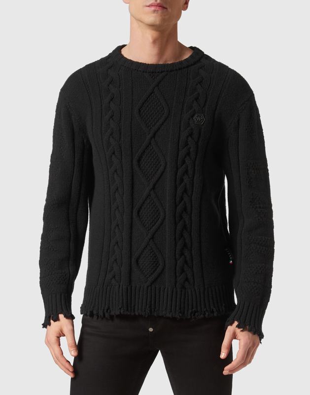PHILIPP PLEIN Pullover Codice Prodotto: FACC MKO1273 PKN002N BLACK