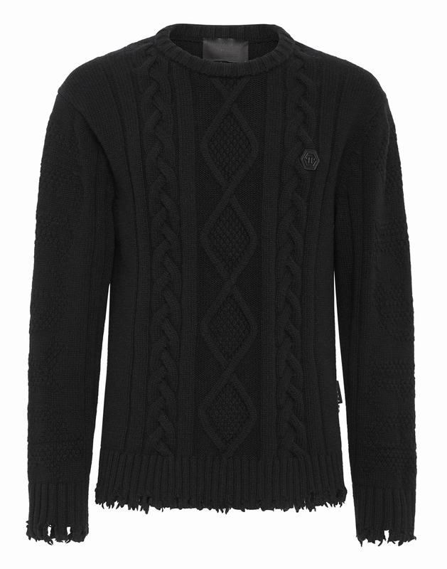 PHILIPP PLEIN Pullover Codice prodotto: FACC MKO1273 PKN002N BLACK