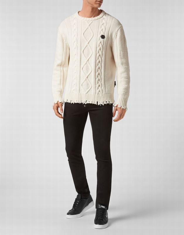 PHILIPP PLEIN Pullover Codice Prodotto: FACC MKO1273 PKN002N WHITE