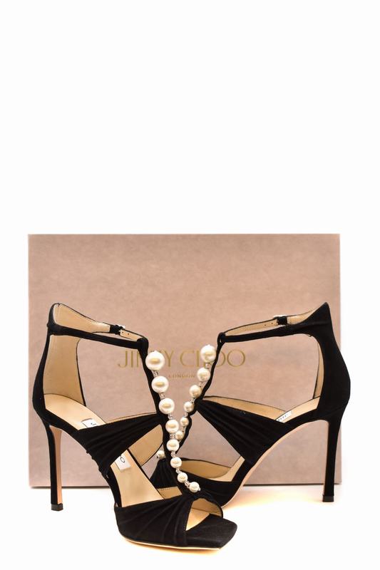 Jimmy Choo Sandali Codice Prodotto: AURA 95 SZRBLACK/WHITE