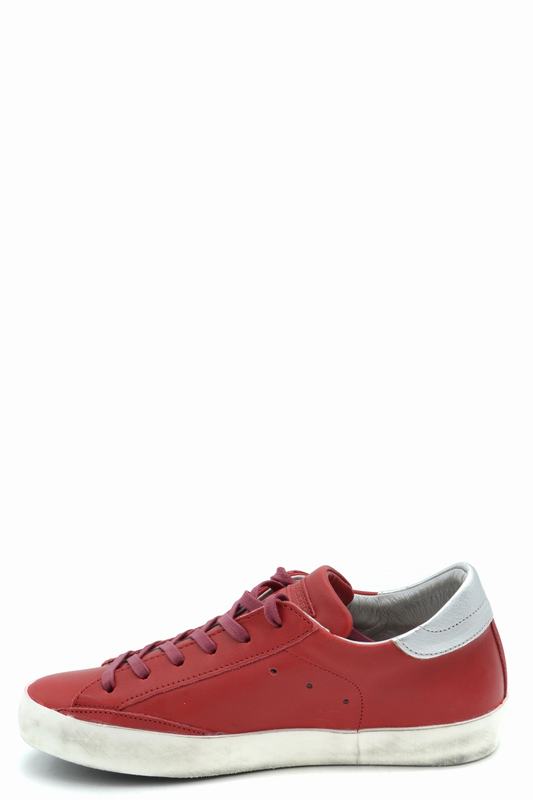 Philippe Model Sneakers Codice Prodotto: CLLD V038 PARIS VEAU ROUGE ARGENT