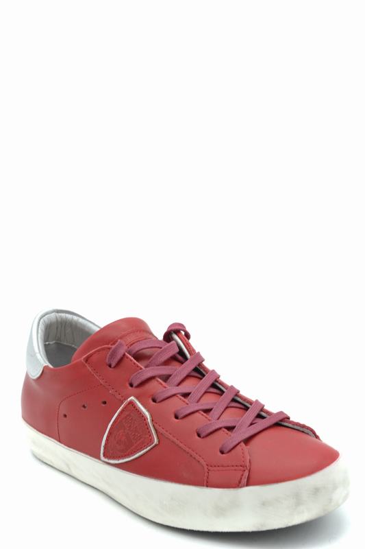Philippe Model Sneakers Codice Prodotto: CLLD V038 PARIS VEAU ROUGE ARGENT