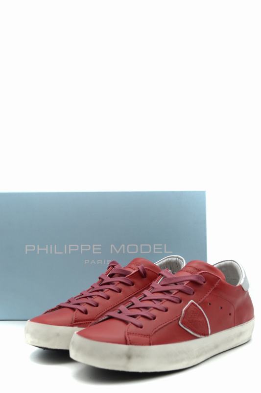 Philippe Model Sneakers Codice Prodotto: CLLD V038 PARIS VEAU ROUGE ARGENT