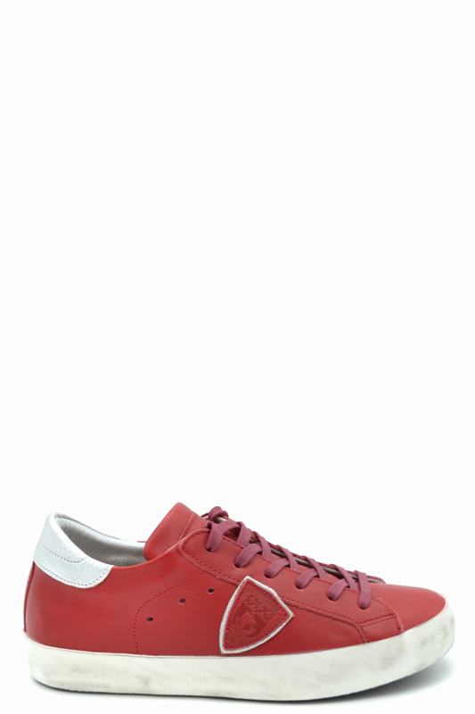 Philippe Model Sneakers Codice prodotto: CLLD V038 PARIS VEAU ROUGE ARGENT