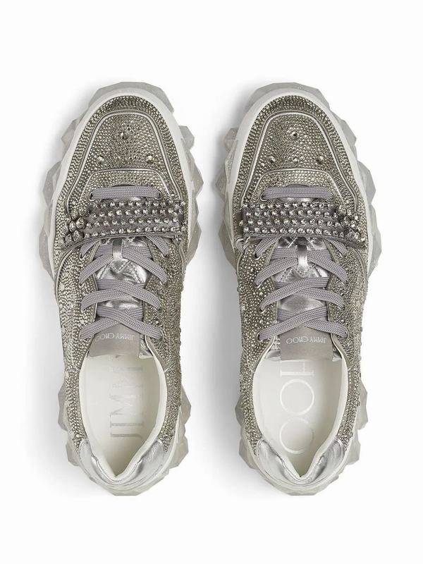Jimmy Choo Sneakers Codice Prodotto: DIAMOND X STRAMP SILVER
