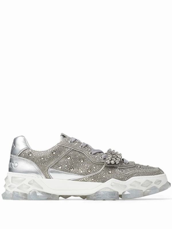 Jimmy Choo Sneakers Codice prodotto: DIAMOND X STRAMP SILVER