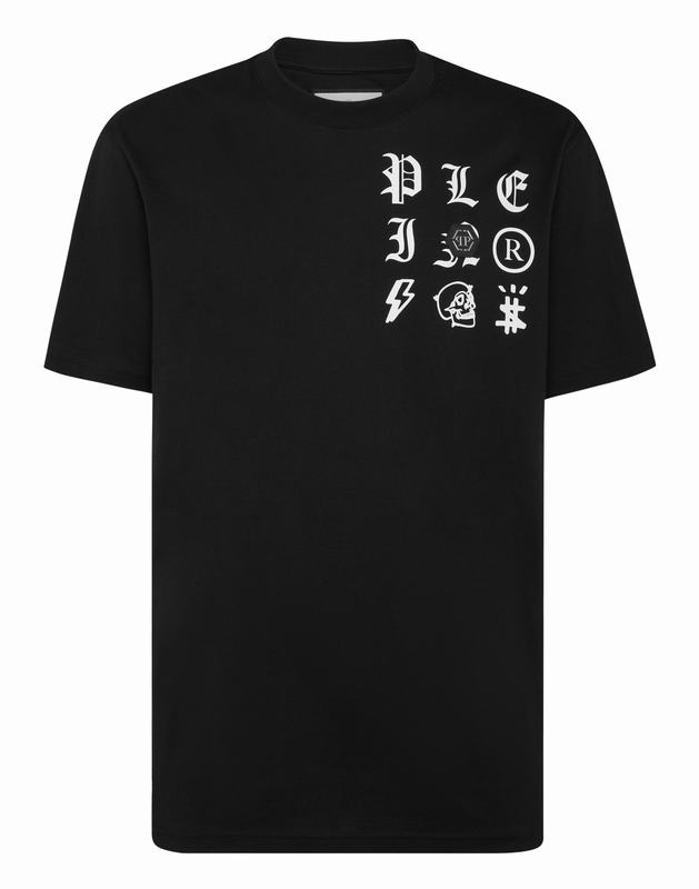 PLEIN SPORT T-Shirts manica corta Codice prodotto: AACC MTK6632 PJY002N BLACK