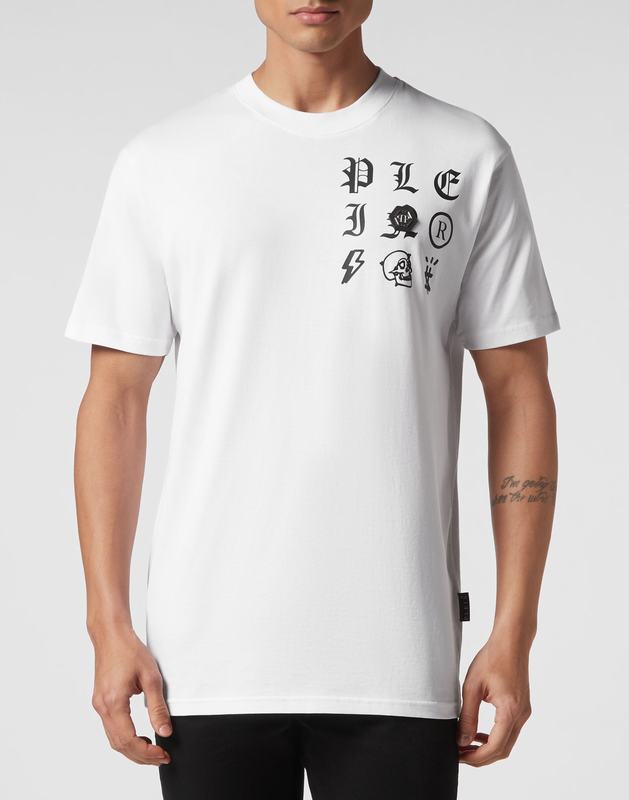 PHILIPP PLEIN T-Shirts Manica Corta Codice Prodotto: AACC MTK6632 PJY002N WHITE