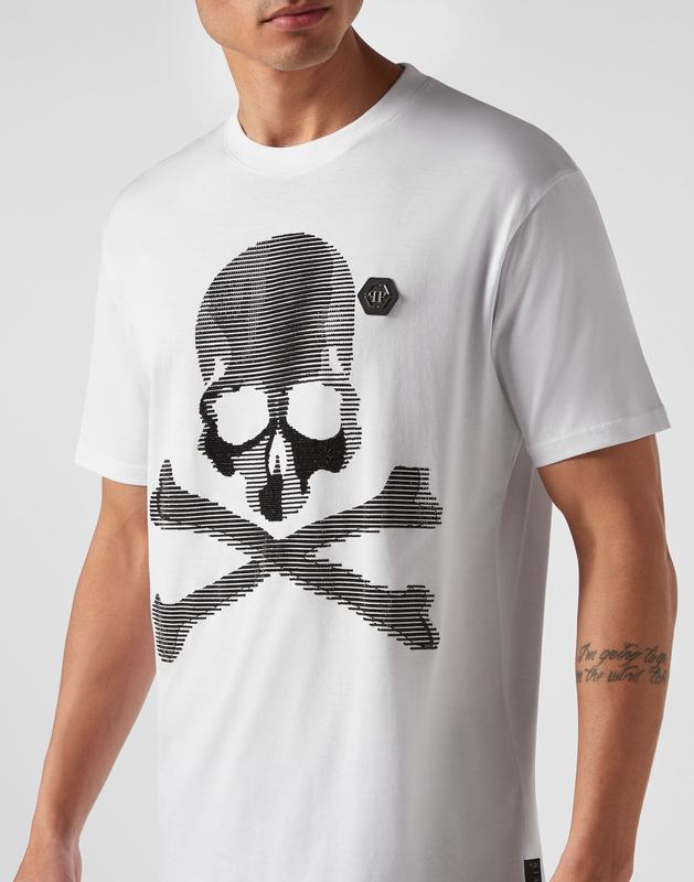 PHILIPP PLEIN T-Shirts Manica Corta Codice Prodotto: FACC MTK6188 PJY002N WHITE