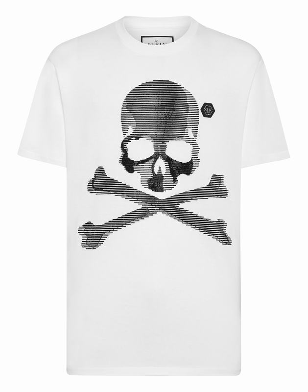 PHILIPP PLEIN T-Shirts manica corta Codice prodotto: FACC MTK6188 PJY002N WHITE