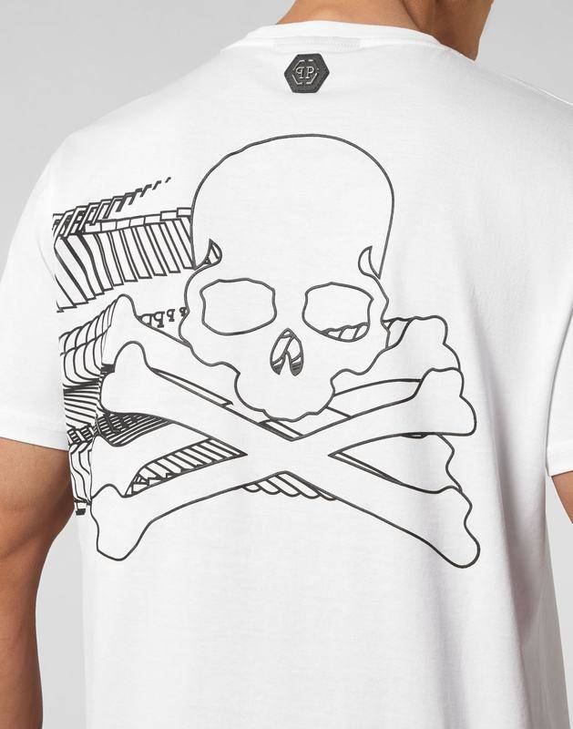 PHILIPP PLEIN T-Shirts Manica Corta Codice Prodotto: FACC MTK6379 PJY002N WHITE