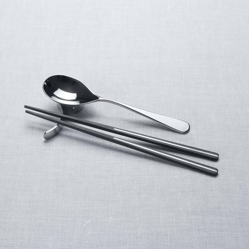 Pintinox Audrey» Set Orientale Con Bacchette, Ciotola E Appoggia Bacchette In SPS