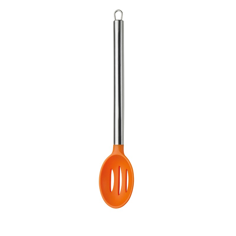 Pintinox ORANGE » Cucchiaione forato in acciaio e silicone