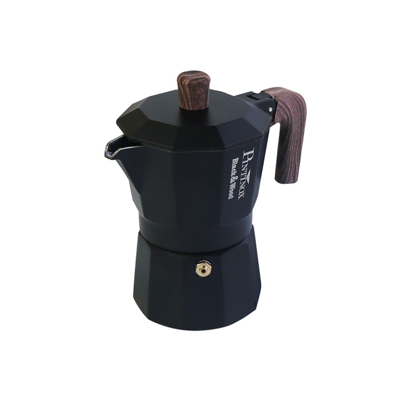 Pintinox Black&Wood» Caffettiera Moka