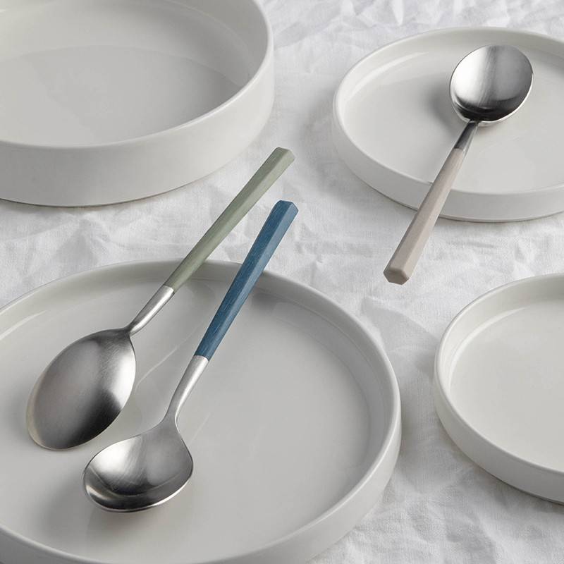 Pintinox Hive » Posate Da Tavola Con Manico Blu