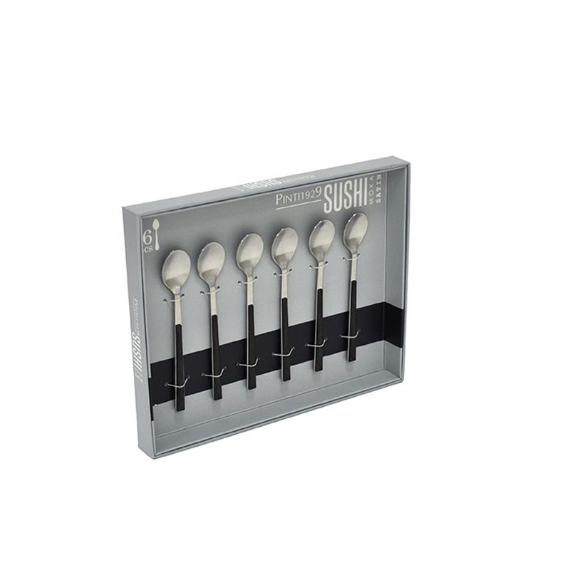 Pintinox Sushi Moka » Cucchiaini Con Manico Ebano