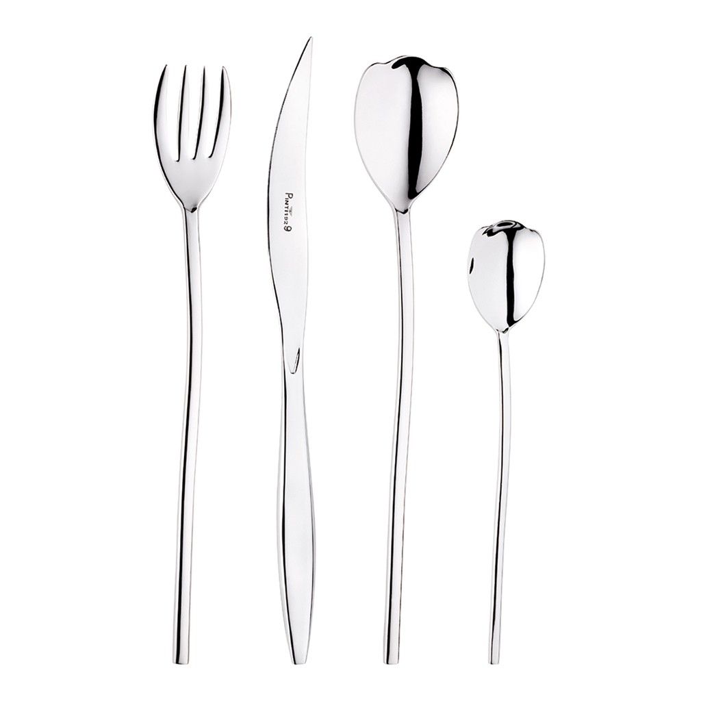 Pintinox Tulipani » Set 24 pz Posate da tavola in acciaio