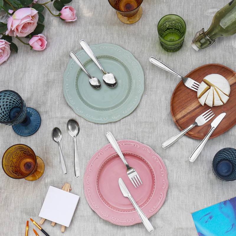 Pintinox USE&REUSE » Set Posate Da Viaggio 16 Pezzi In Acciaio Inox Con Custodia In Polipropilene