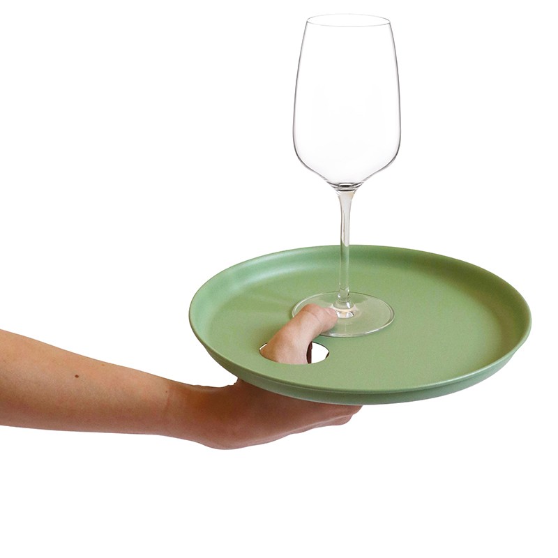 Pintinox Vassoio O » Vassoio Servire Colore Rosso 36 Cm