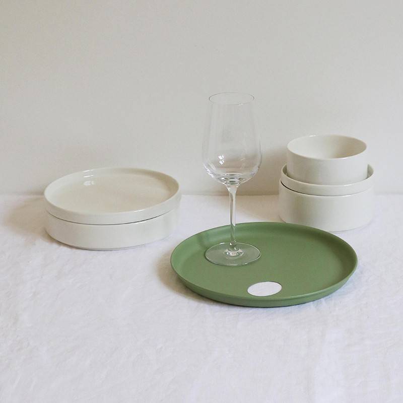 Pintinox Vassoio O » Vassoio Servire Colore Salvia 24 Cm