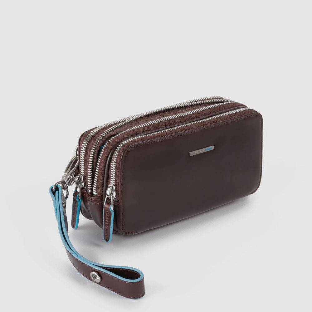 Piquadro Case With Three Dividers And Removable Wrist Strap