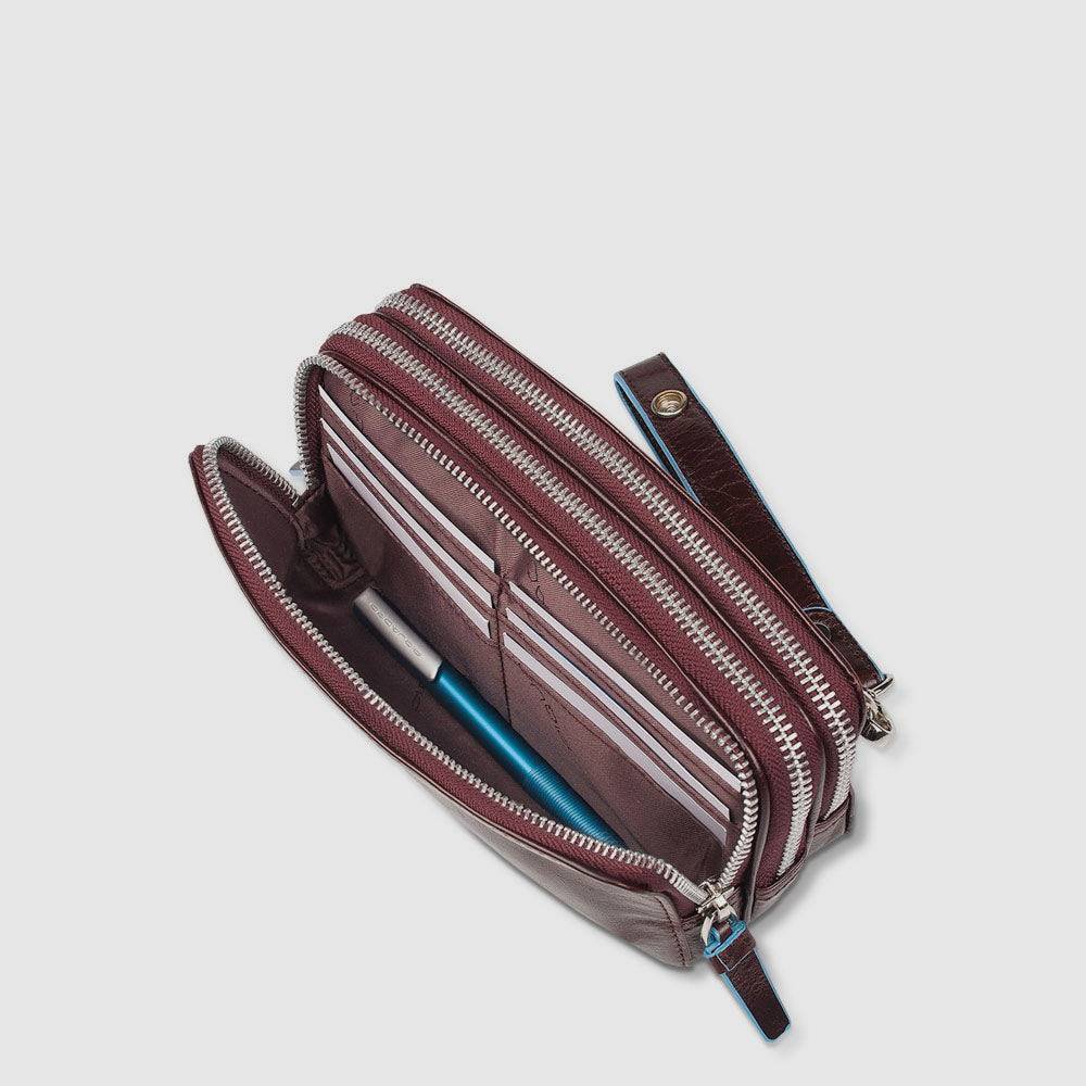 Piquadro Case With Three Dividers And Removable Wrist Strap