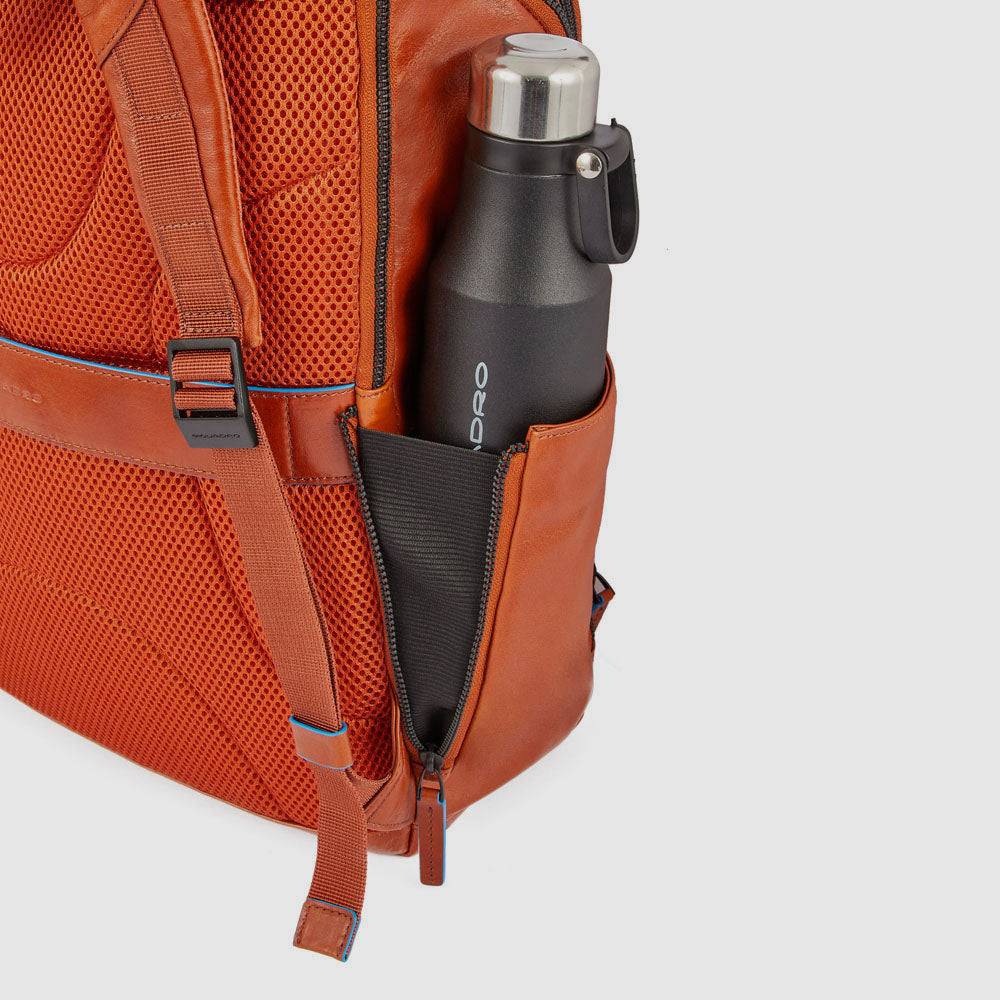 Piquadro Computer Backpack With Bottle/umbrella Pocket