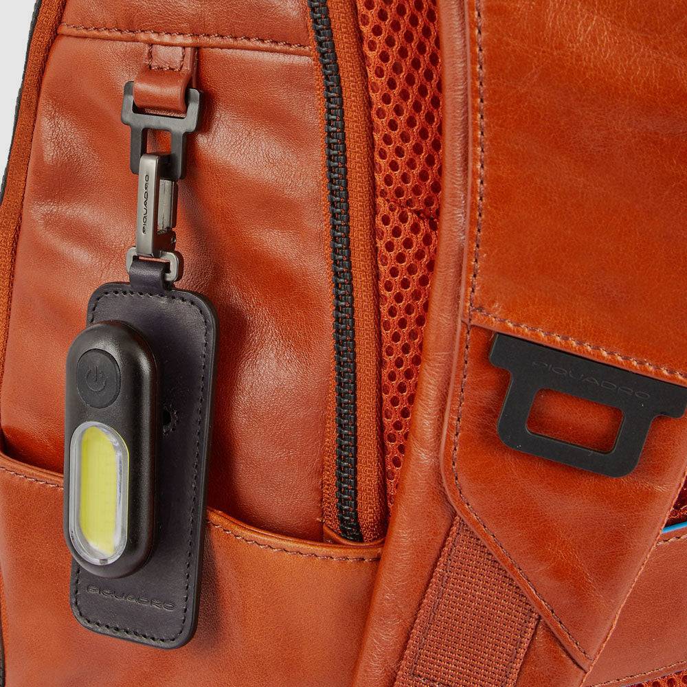 Piquadro Computer Backpack With Bottle/umbrella Pocket