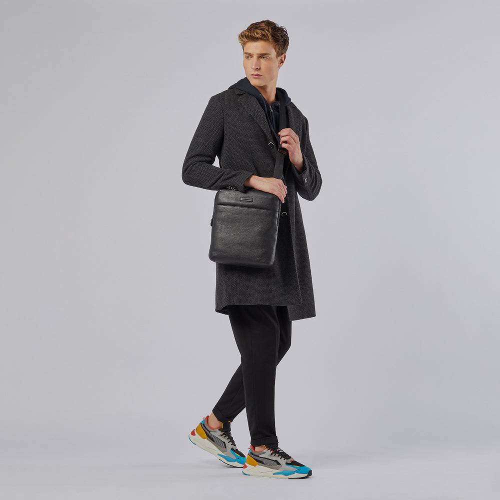 Piquadro Expandable IPad® Crossbody Bag With Front Pocket