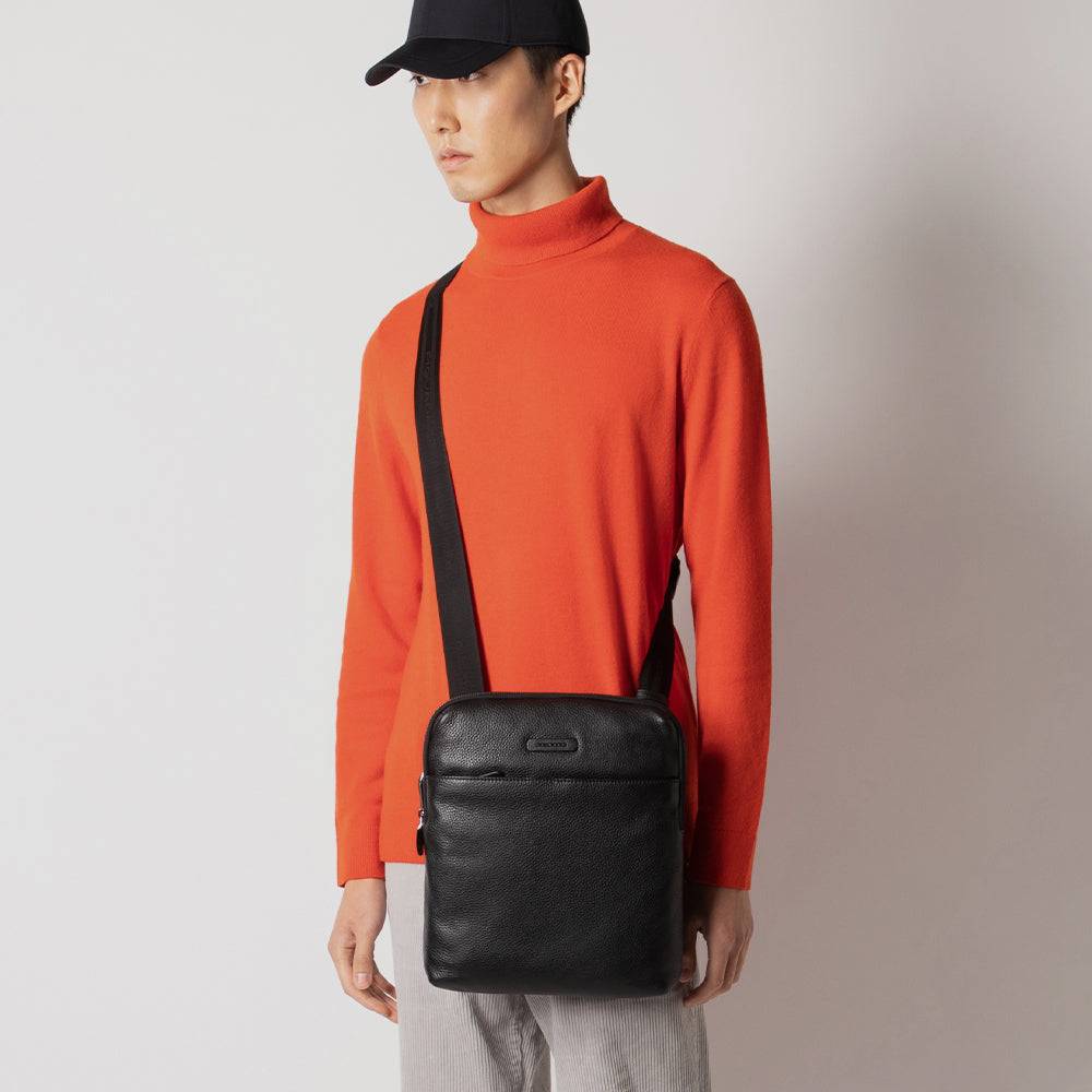 Piquadro Expandable IPad® Crossbody Bag With Front Pocket