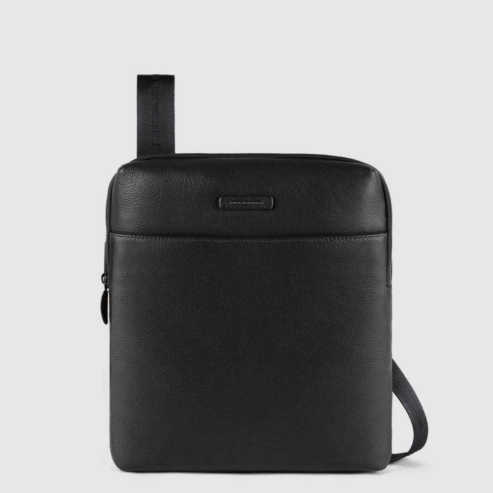 Piquadro Expandable iPad® crossbody bag with front pocket