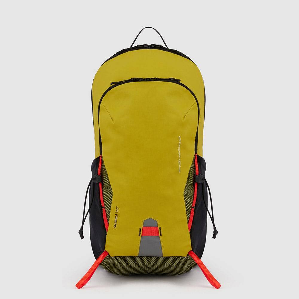 Piquadro Foldable computer backpack in recycled fabric