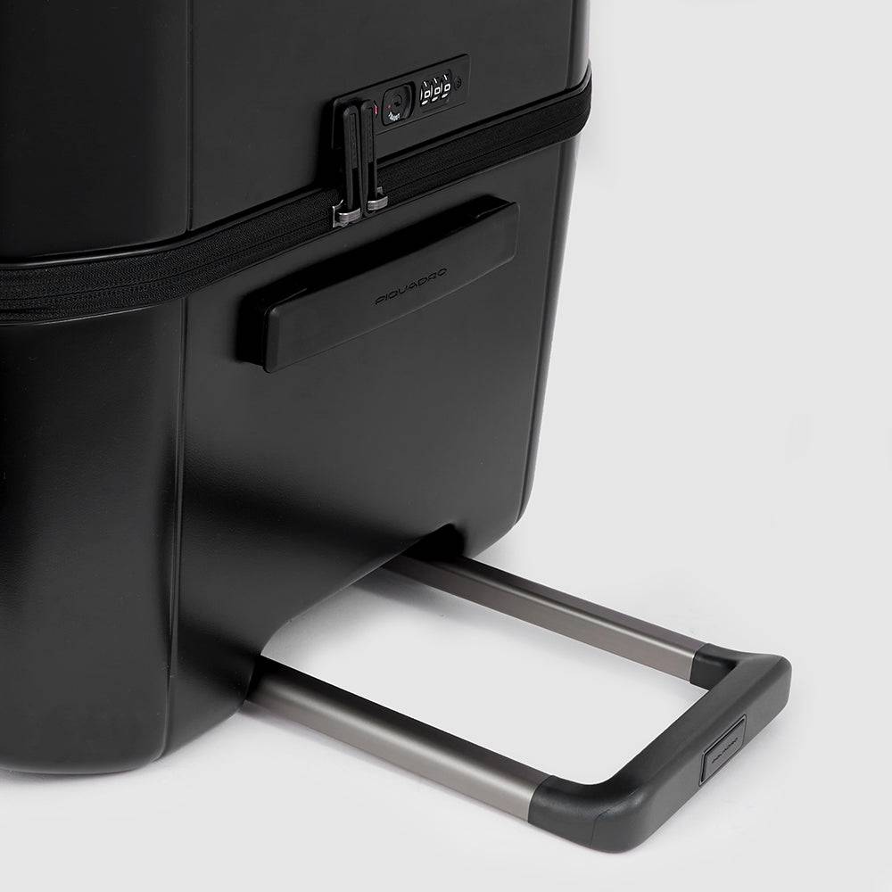 Piquadro Hardside Spinner In Trunk Shape With TSA Lock