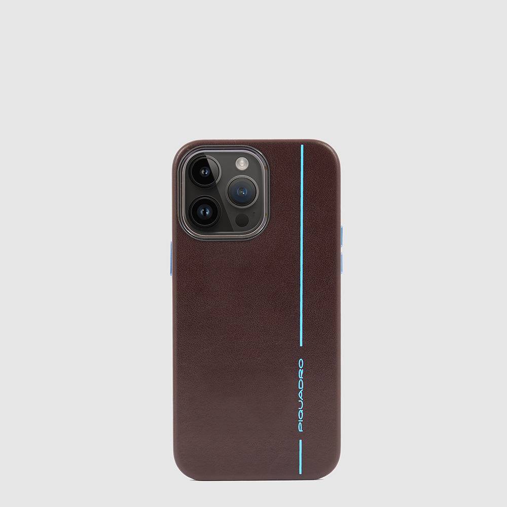 Piquadro Leather case for iPhone® 14 Pro Max 6,7” display