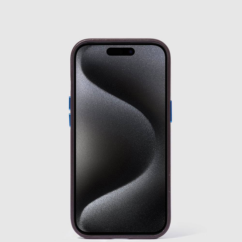 Piquadro Leather Case For IPhone® 15 Pro With 6,1” Display
