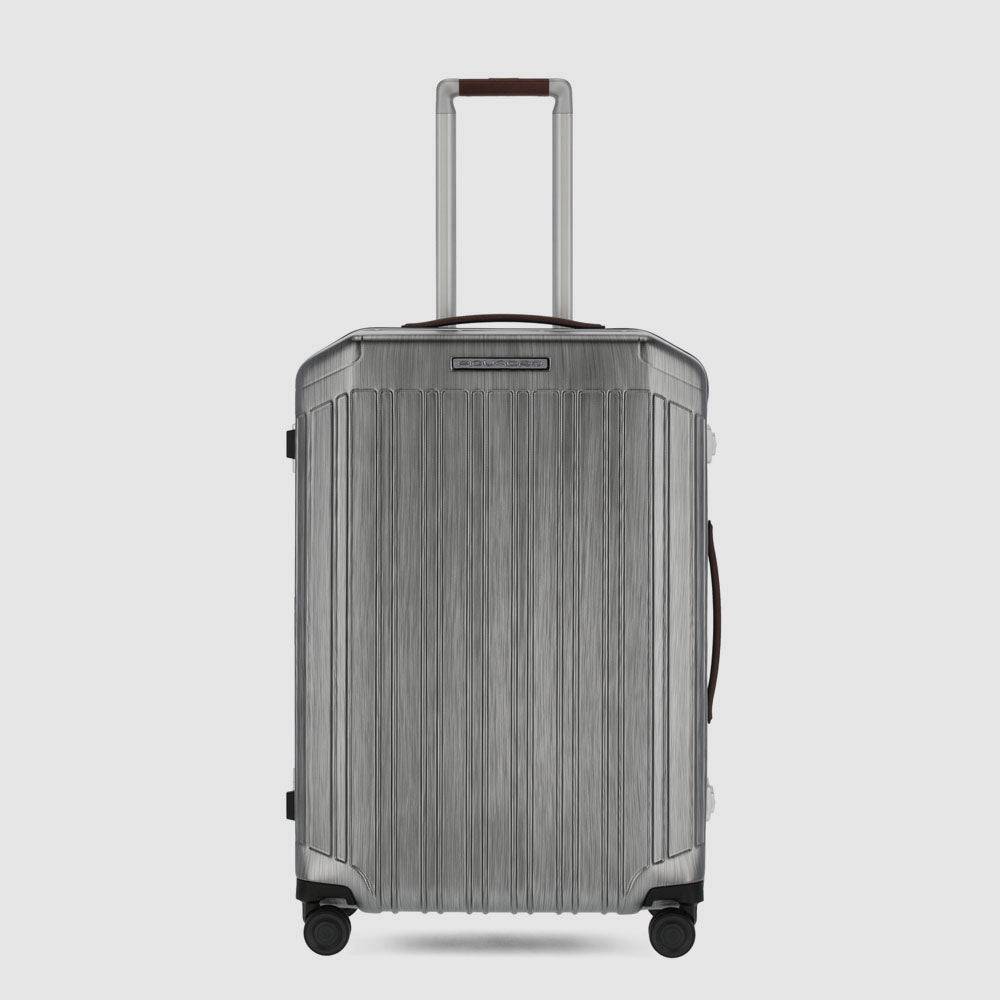 Piquadro Medium size, hardside spinner with TSA lock