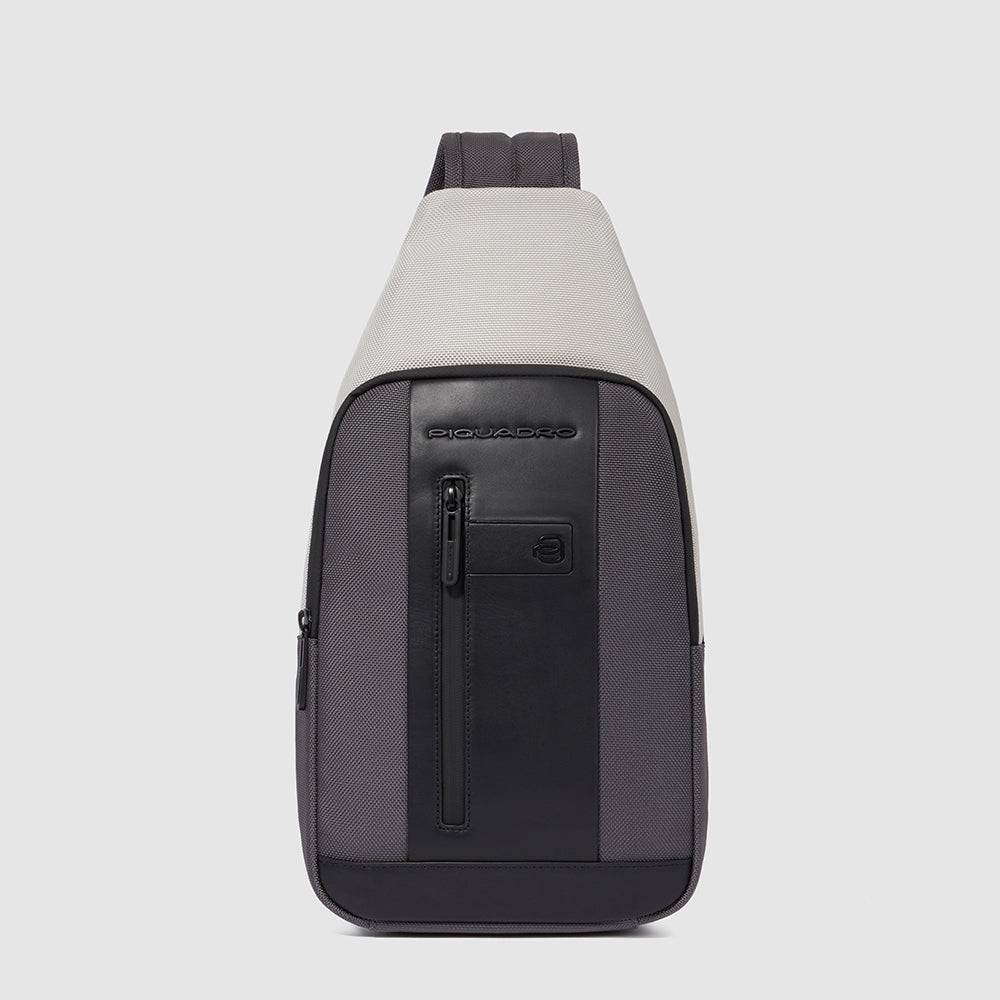 Piquadro Mono sling bag for iPad®mini in recycled fabric