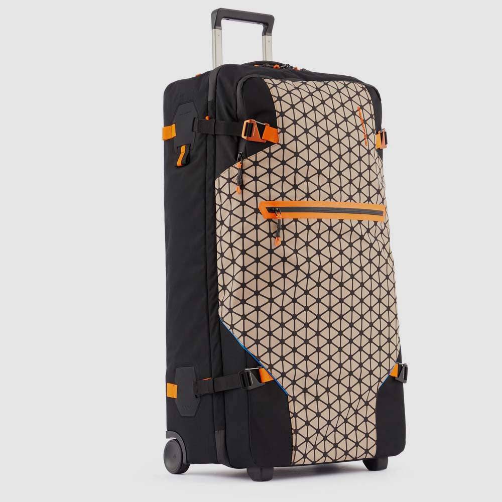 Piquadro Big Size Fabric Trolley Bag