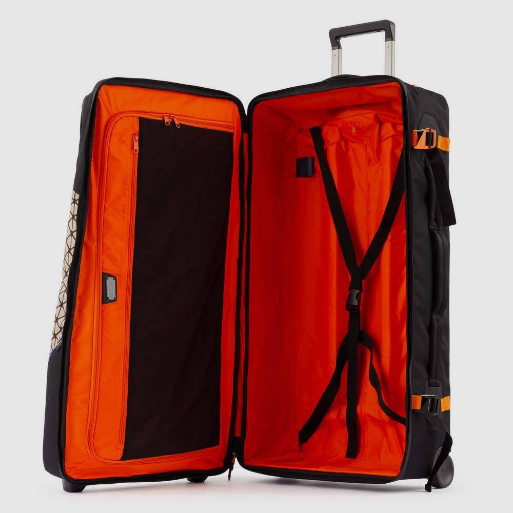 Piquadro Big Size Fabric Trolley Bag