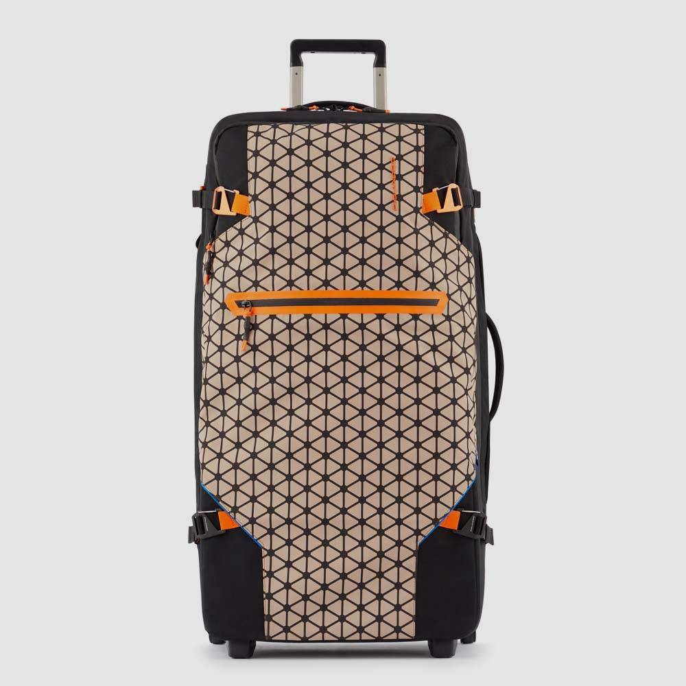 Piquadro Big size fabric trolley bag