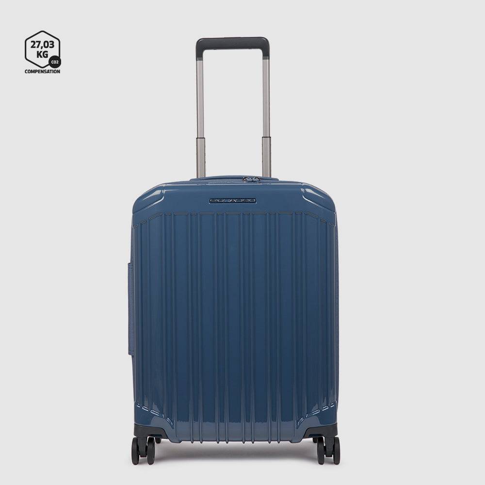 Piquadro Cabin size, expandable hardside spinner