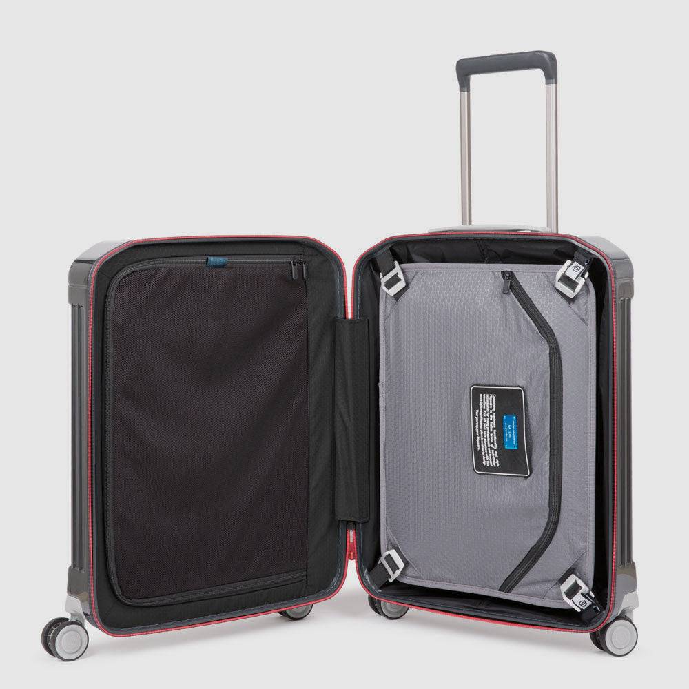 Piquadro Cabin Size, Ultra Slim Hardside Spinner