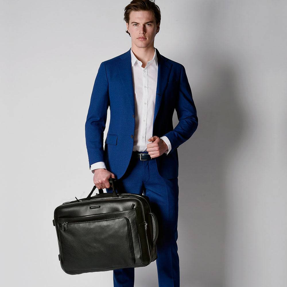 Piquadro Cabin Trolley With Double Computer And